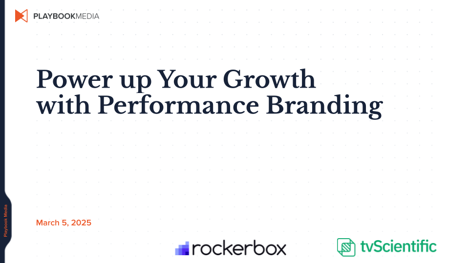 Performance Branding: Build brand equity while driving measurable performance